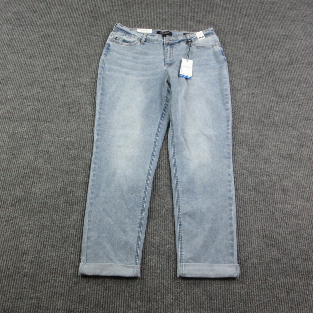 Judy Blue Jeans Womens 13/31 Blue Boyfriend Mid Rise JB88938 32x30.5* NWT